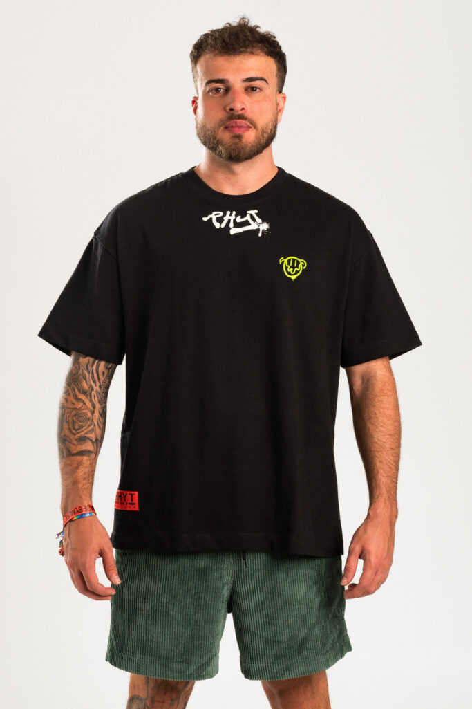 T-shirt Enjoy New Over Black