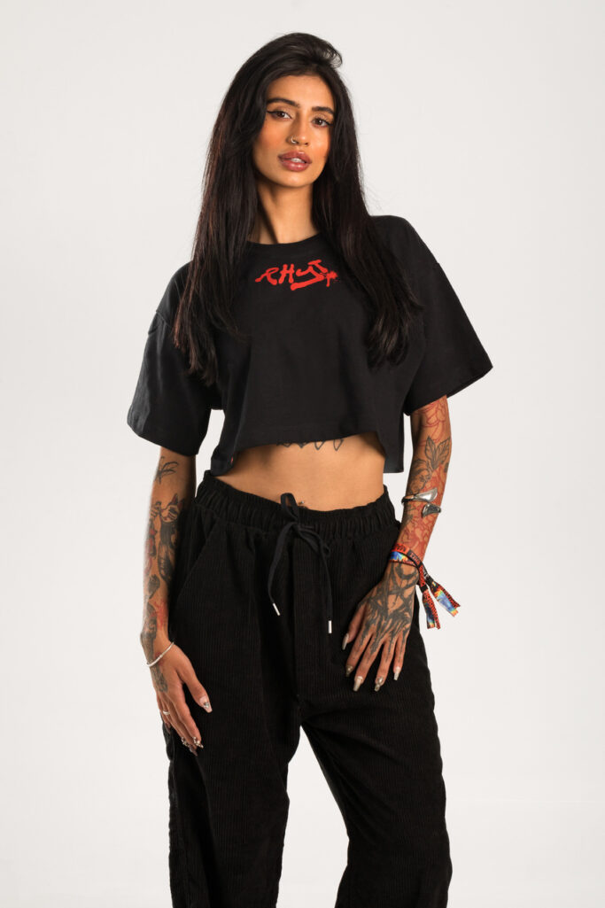 Cropped Emoticon Oversized